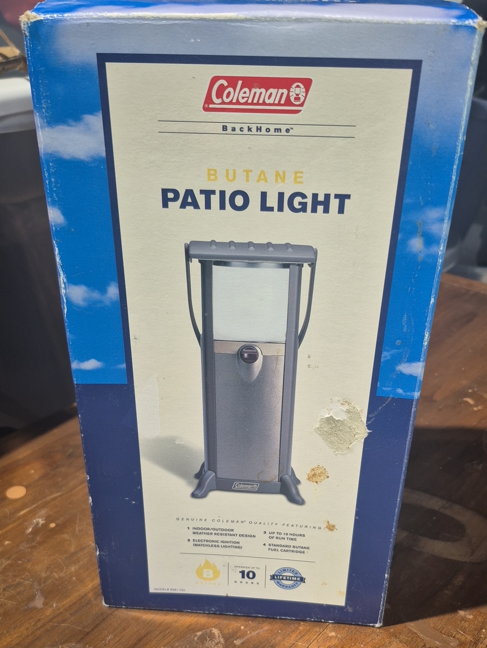 Coleman Metal Butane Patio Light Lantern
